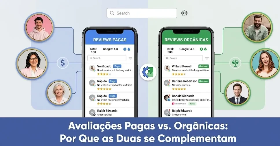 Avaliações Pagas vs. Orgânicas Por Que as Duas se Complementam